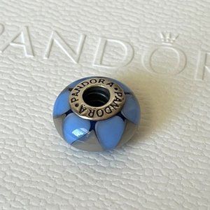 Pandora Blue Murano Glass Sterling Silver Charm